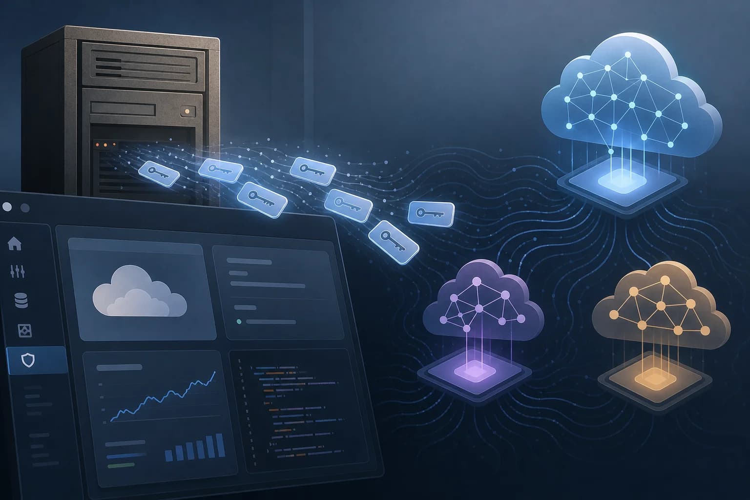 تصویر مفهومی احتمال افشای کلید API در سرویس OpenCode Console